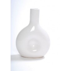 CERAMIC VASE 7” x 3” x 10” White- CLOSEOUT SALE !!